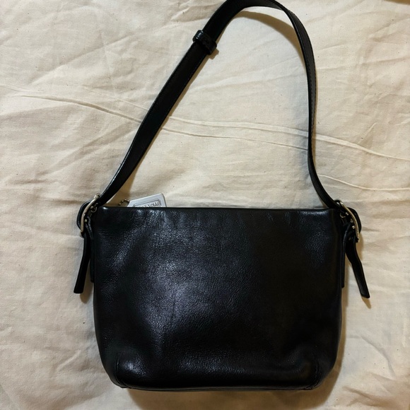 Coach Mini Bag Black Leather Mini-Purse Legacy Leather Vintage - Picture 2 of 16